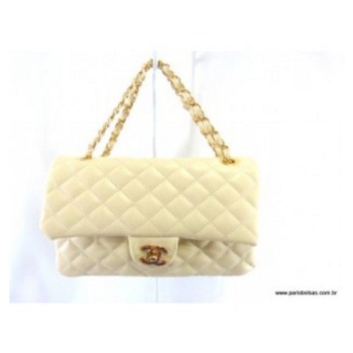 chanel creme bolsa