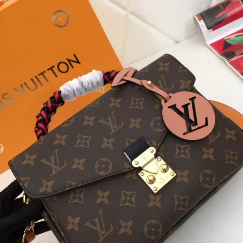 Bolsa italiana pochette métis louis vuitton - R$ 2190.00, cor Marrom  (dourada, com alça transversal) #19138, compre agora