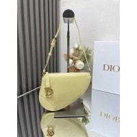 BOLSA CLUTH DIOR SADDLE AMARELO