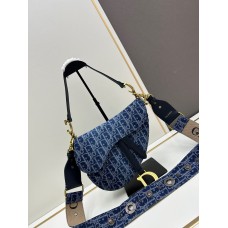 DIOR JACQUARD DENIM OBLIQUE AZUL