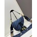 DIOR JACQUARD DENIM OBLIQUE AZUL