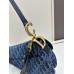 DIOR JACQUARD DENIM OBLIQUE AZUL