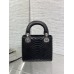 DIOR LADY SUPER MINI CROCO