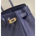 HERMES BIRKIN 25 AZUL MARINHO